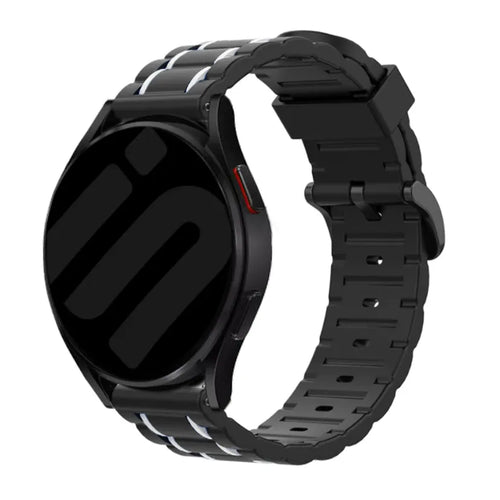 ICE Smart TKS Rectangular 1.41 Sport Strap with Buckle (Black/White)