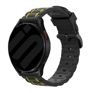 ICE Smart TKS Rectangular 1.41 Sport Strap with Buckle (Black/Yellow)