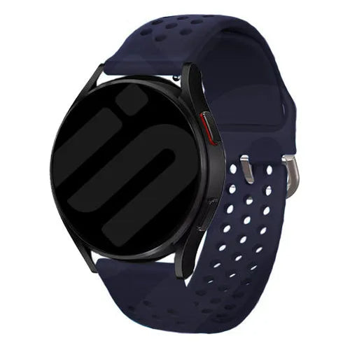 ICE Smart TKS Rectangular 1.41 Breathable Silicone Strap (Dark Blue)