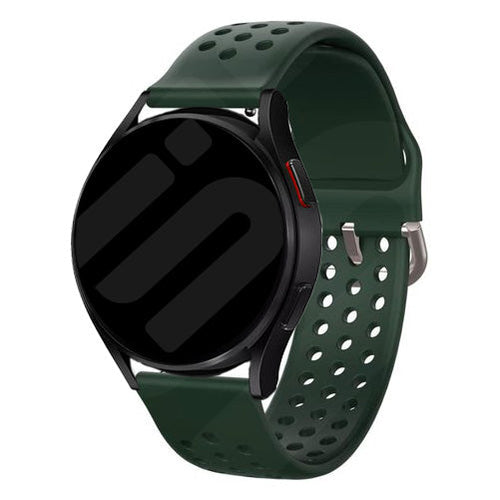 Withings Steel HR - 40mm Silikonarmband 'Air' (Dunkel Grün)