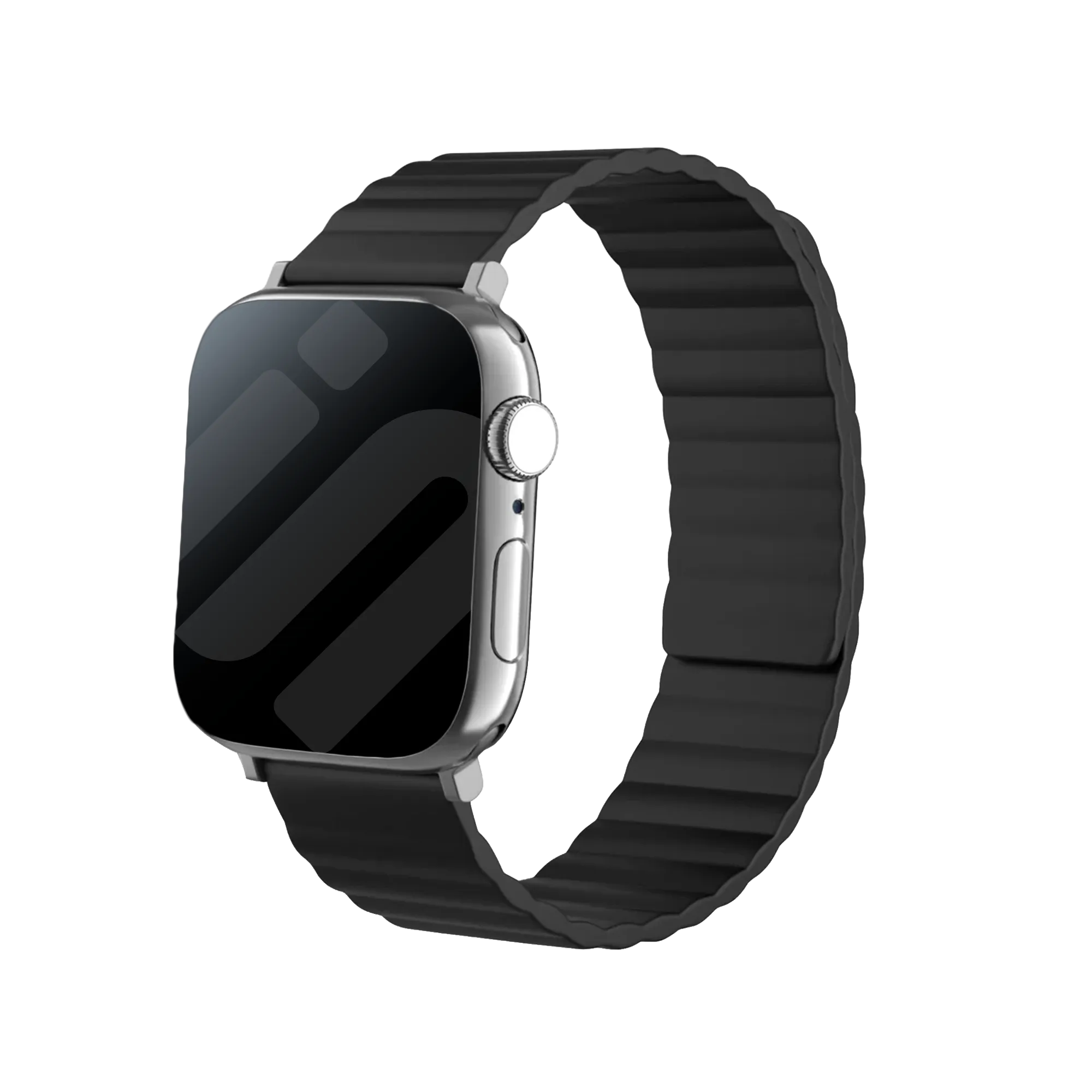 Apple Watch Magnetic Silicone Strap (Black)