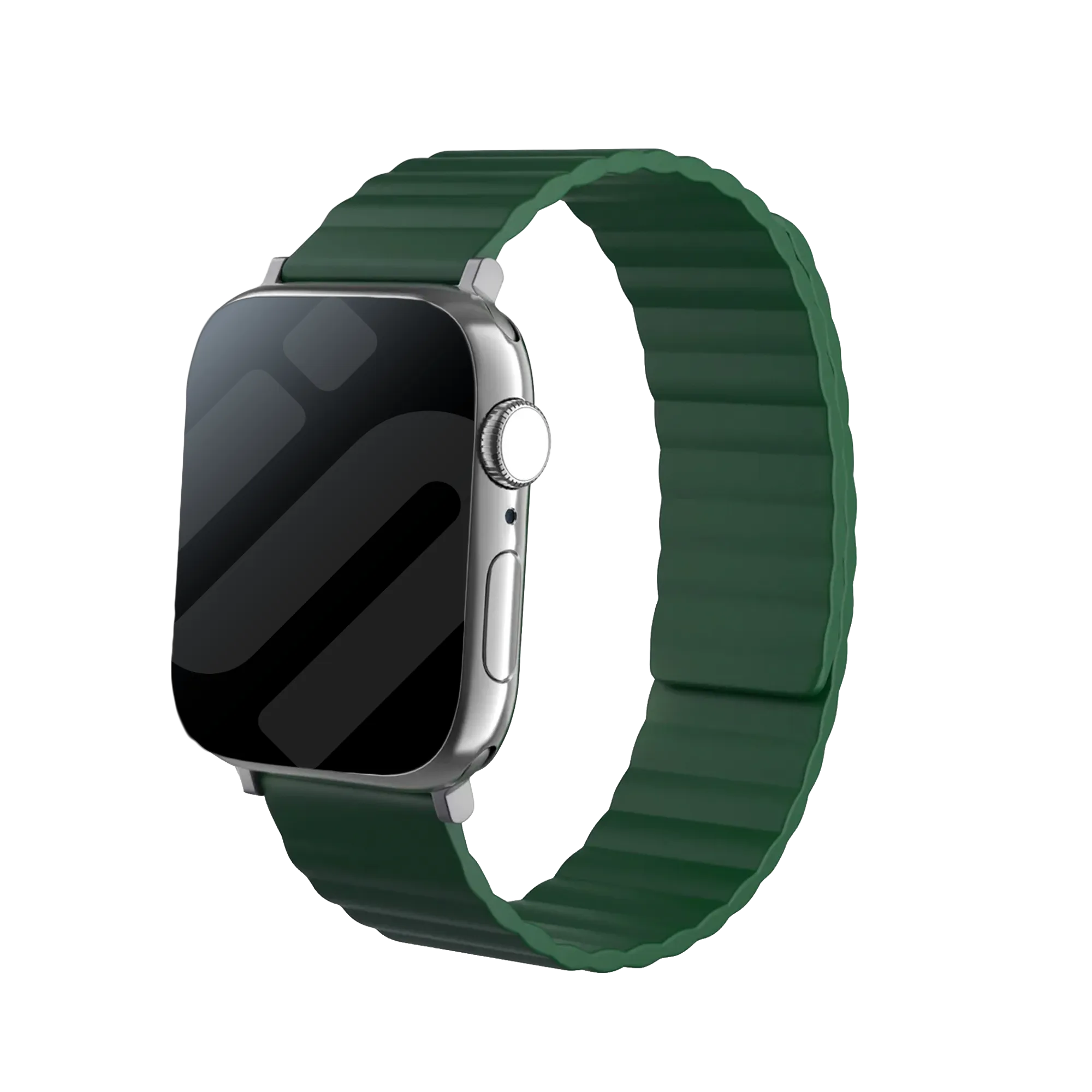 Apple Watch Magnetisches Silikonarmband (Grün)