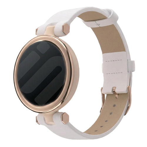 Garmin Lily Lederarmband (Weiß)