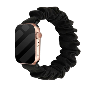 Apple Watch Scrunchie Armband (Schwarz)