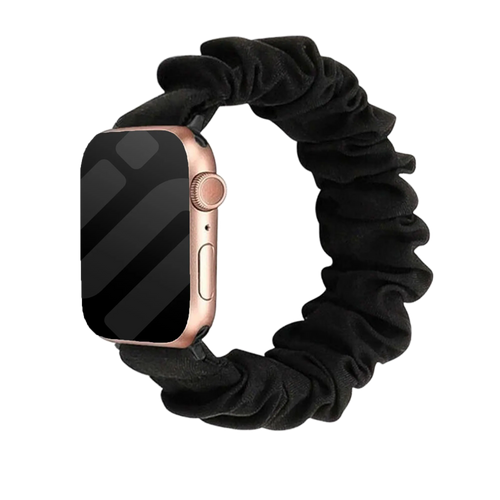 Apple Watch Scrunchie Armband (Schwarz)