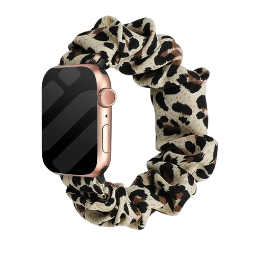 Apple Watch Scrunchie Armband (Leopard)