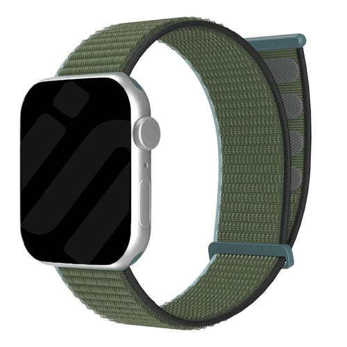 Apple Watch Nylonarmband (Olivgrün)