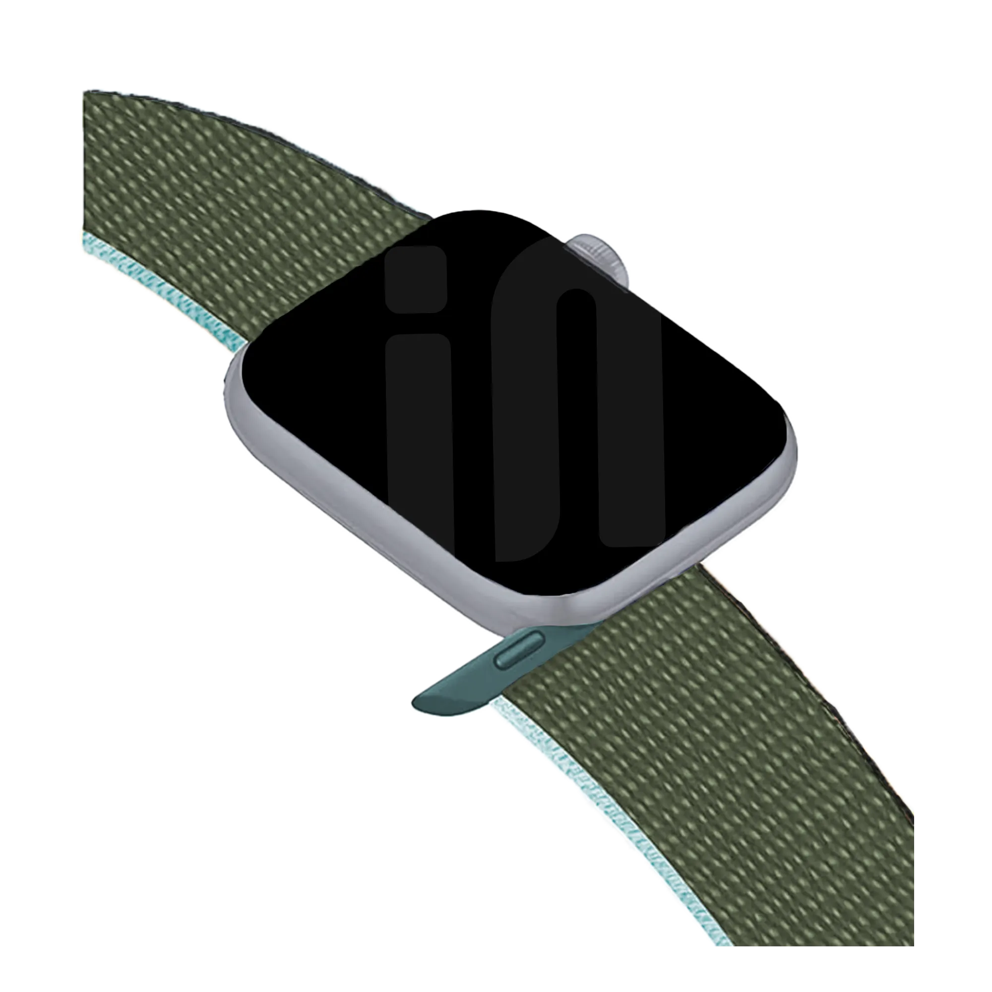 Apple Watch Nylon Loop Strap (Olive Green)