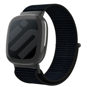 Fitbit Versa 4 Nylon Strap (Black)