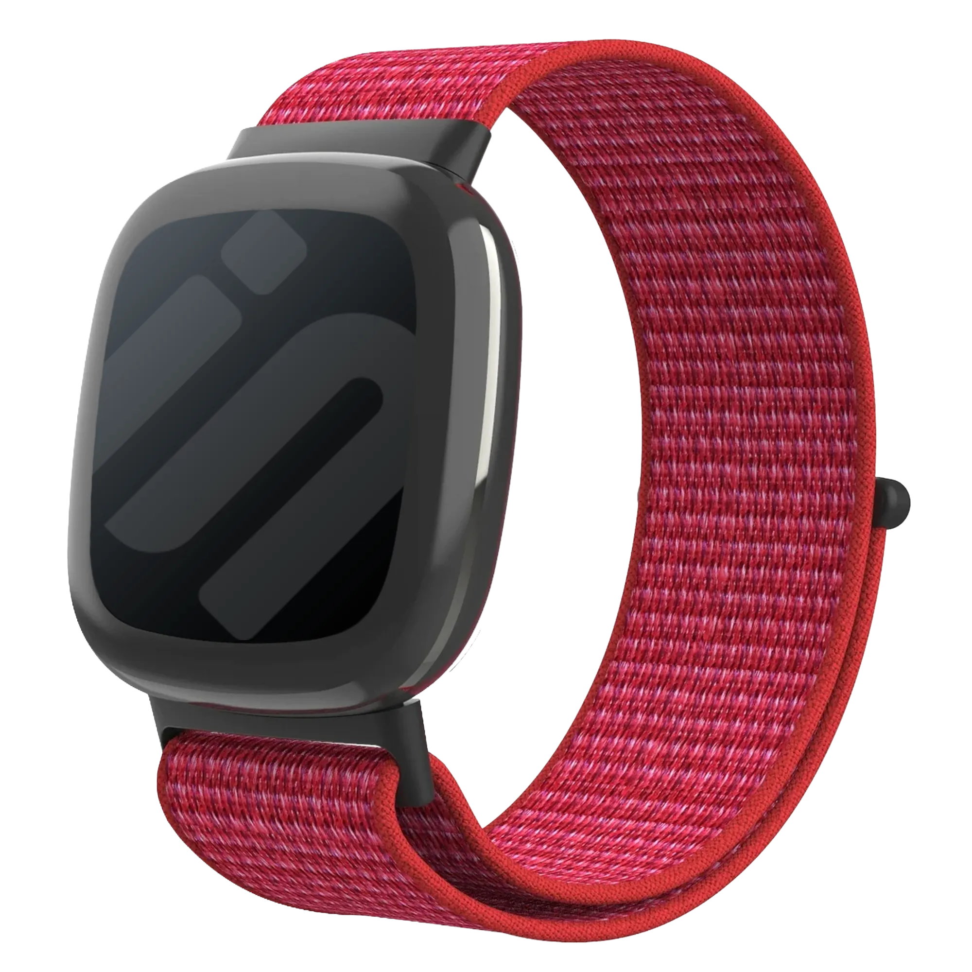 Fitbit Versa 4 Nylonarmband (Rot)
