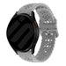 Coros Pace 2 Patterned Silicone Strap (Grey)