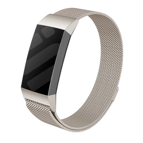 Fitbit Charge 4 Milanese Strap (Starlight)