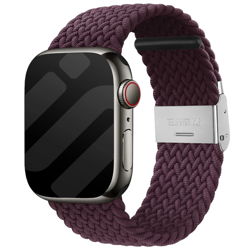 Apple Watch geflochtenes Armband (Dunkel Cherry)