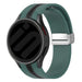 Samsung Galaxy Watch 6 - 44 mm Silikonarmband mitDoppelArmband (grün/schwarz)
