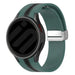 Samsung Galaxy Watch 6 - 44 mm Silikonarmband mitDoppelArmband (grün/schwarz)