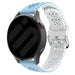 Samsung Galaxy Watch 4 - 44mm Silikonarmband mit Muster (Hellblau/Weiß)