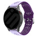 Withings Steel HR - 40mm Gemustertes Silikonarmband (Flieder/Lila)