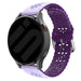 Amazfit GTR Mini Patterned Silicone Strap (Lilac/Purple)