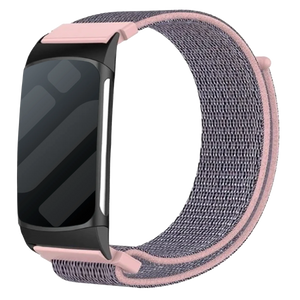 Fitbit Charge 6 Nylonarmband (Rosa)