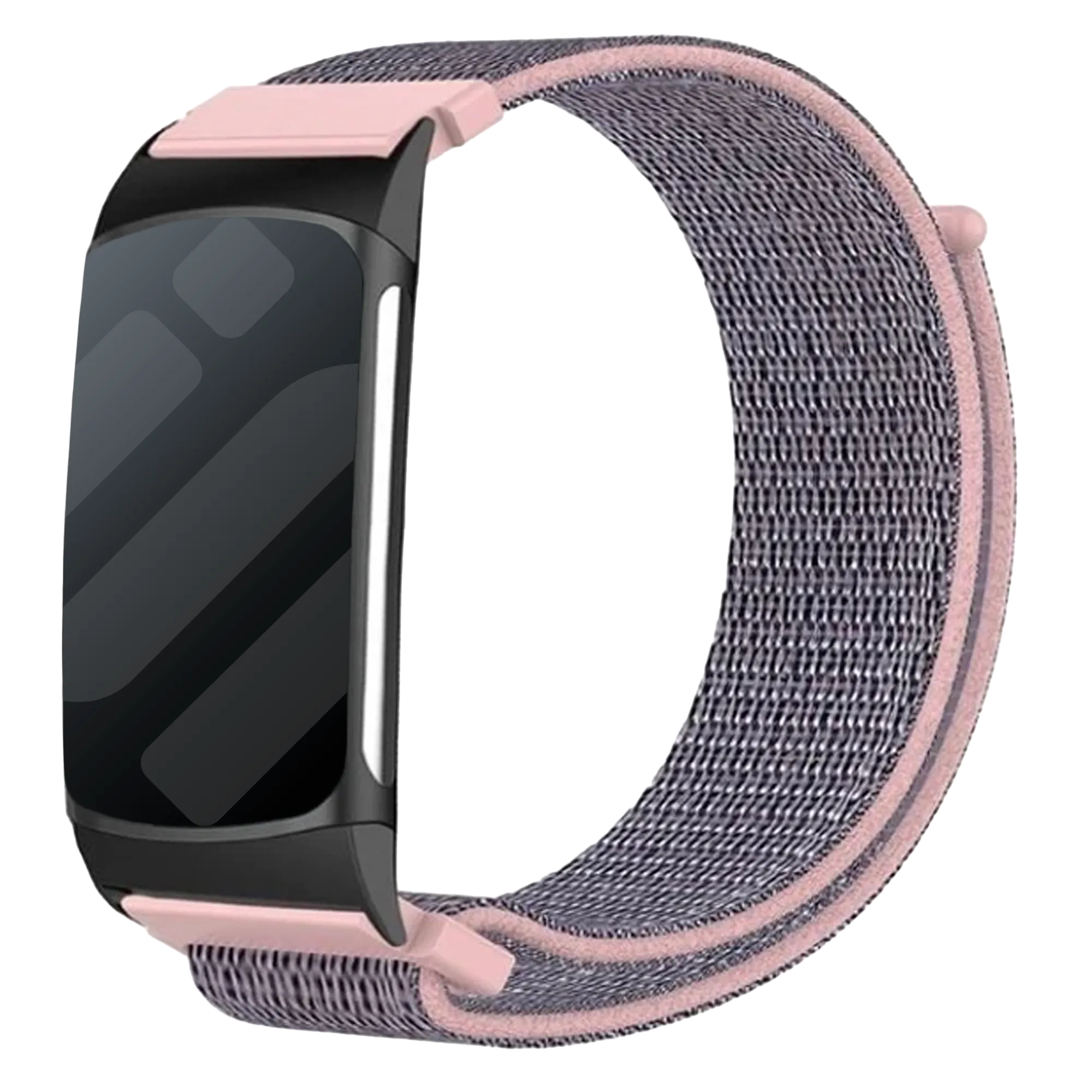 Fitbit Charge 6 Nylonarmband (Rosa)