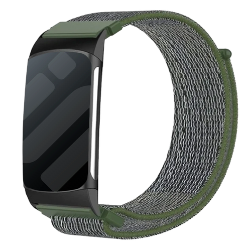 Fitbit Charge 6 Nylonarmband (Grün)