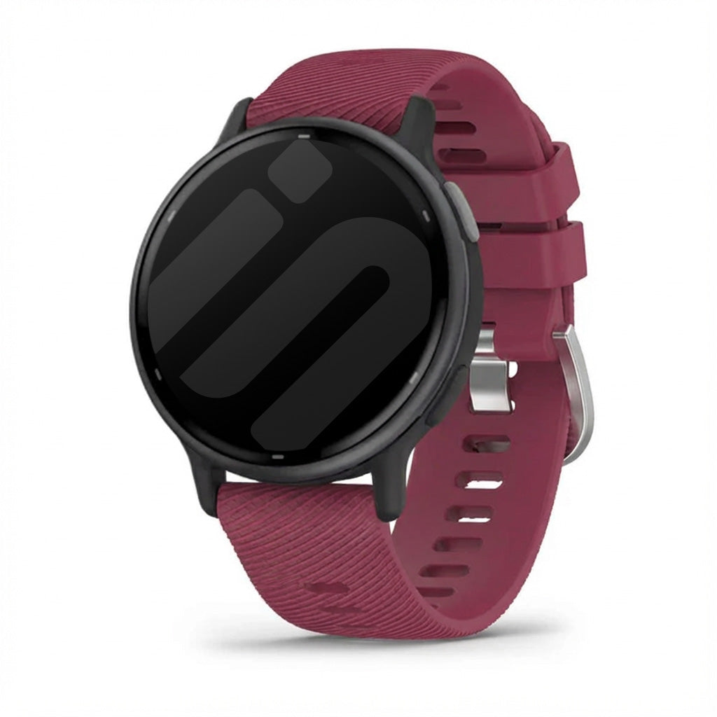 Garmin Vivoactive 5 Silikonarmband (Weinrot)