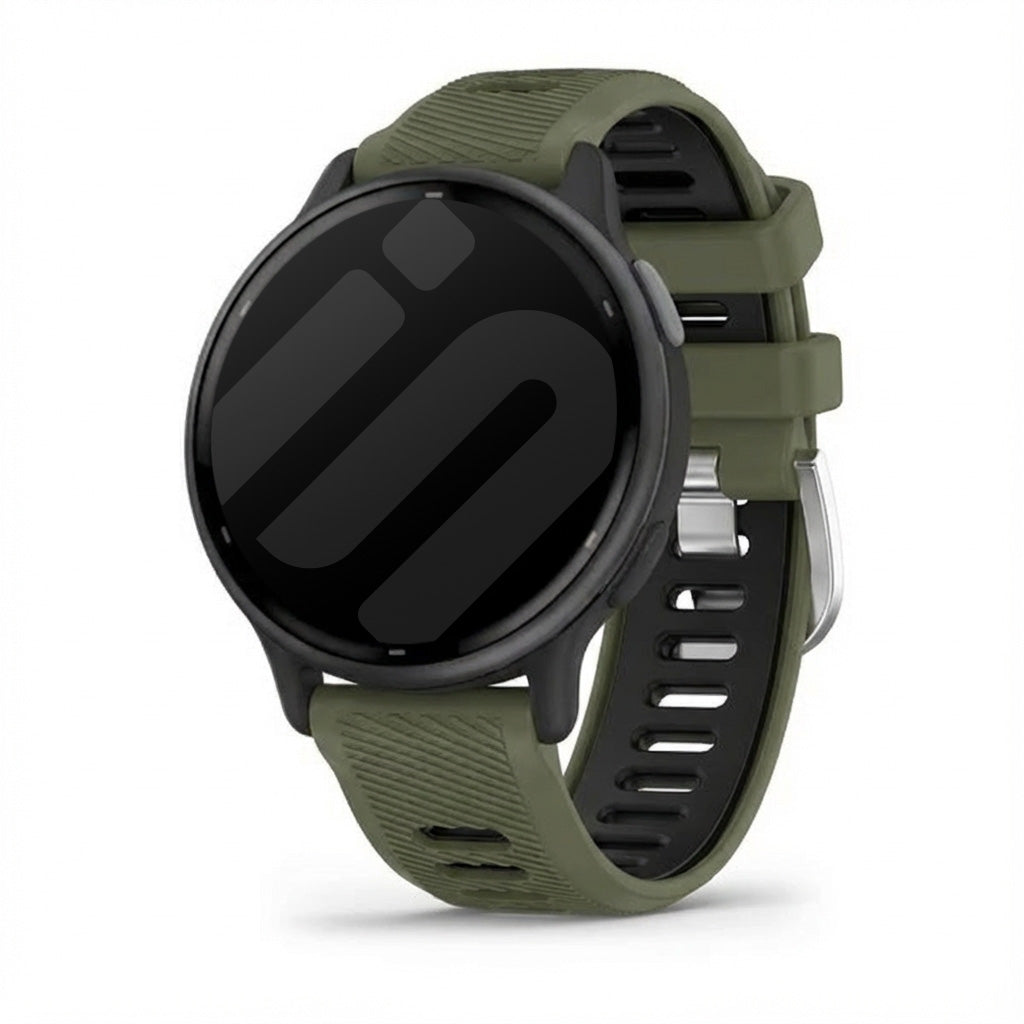 Garmin Vivoactive 5 Schnalle Sport Amrband (Olivgrün/Schwarz)