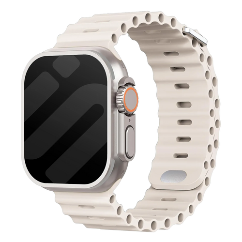 Apple Watch Ocean-Armband mit Schnappverschluss (Polarstern)
