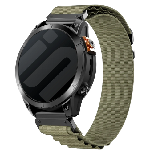 Garmin Forerunner 970 Alpine Armband (Olivgrün)