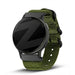 Bandz Garmin Vivoactive 5 Nylonarmband mit Dornschließe (Grün)