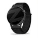 Bandz Garmin Vivoactive 5 Nylon Loop Armband (Schwarz)