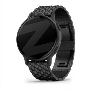 Bandz Garmin Vivoactive 5 Stahlarmband 'Dragon' (Schwarz)
