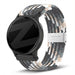 Bandz Garmin Vivoactive 5 Gewebtes Nylonarmband (Mandala Schwarz)