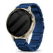 Garmin Venu 3s Stahlarmband (Blau)