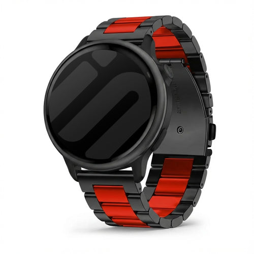 Garmin Vivoactive 6 Steel Strap (Black/Red)