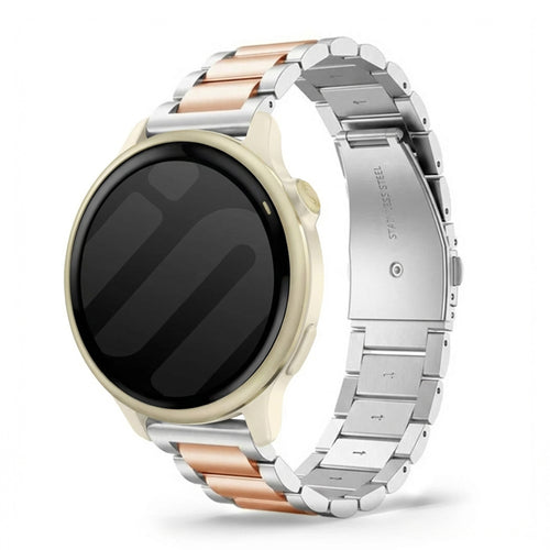 Garmin Vivoactive 6 Steel Strap (Silver/Rose Gold)