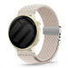 Garmin Vivoactive 6 Geflochtenes Armband mit P-Schnalle (Polarstern)