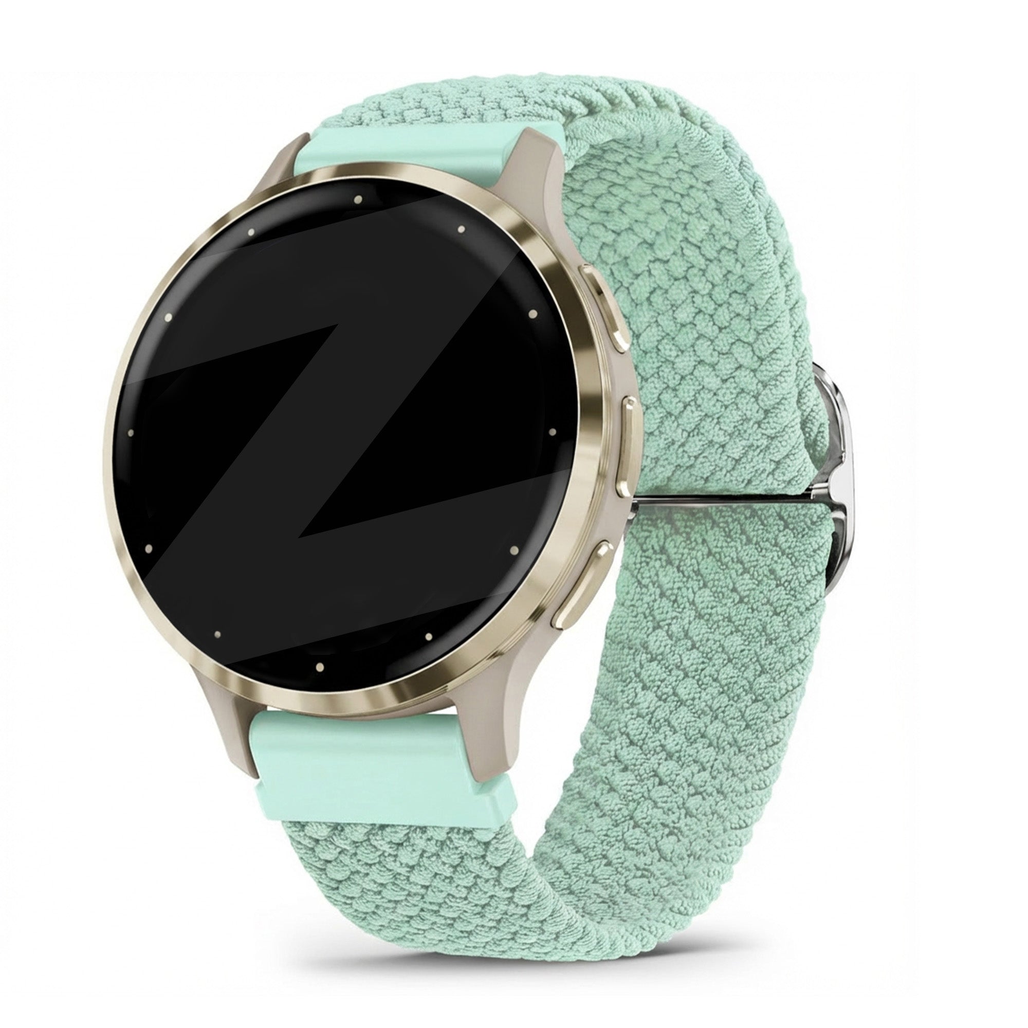 Bandz Garmin Venu 3s Verstellbares Geflochtenes Armband (Türkis)