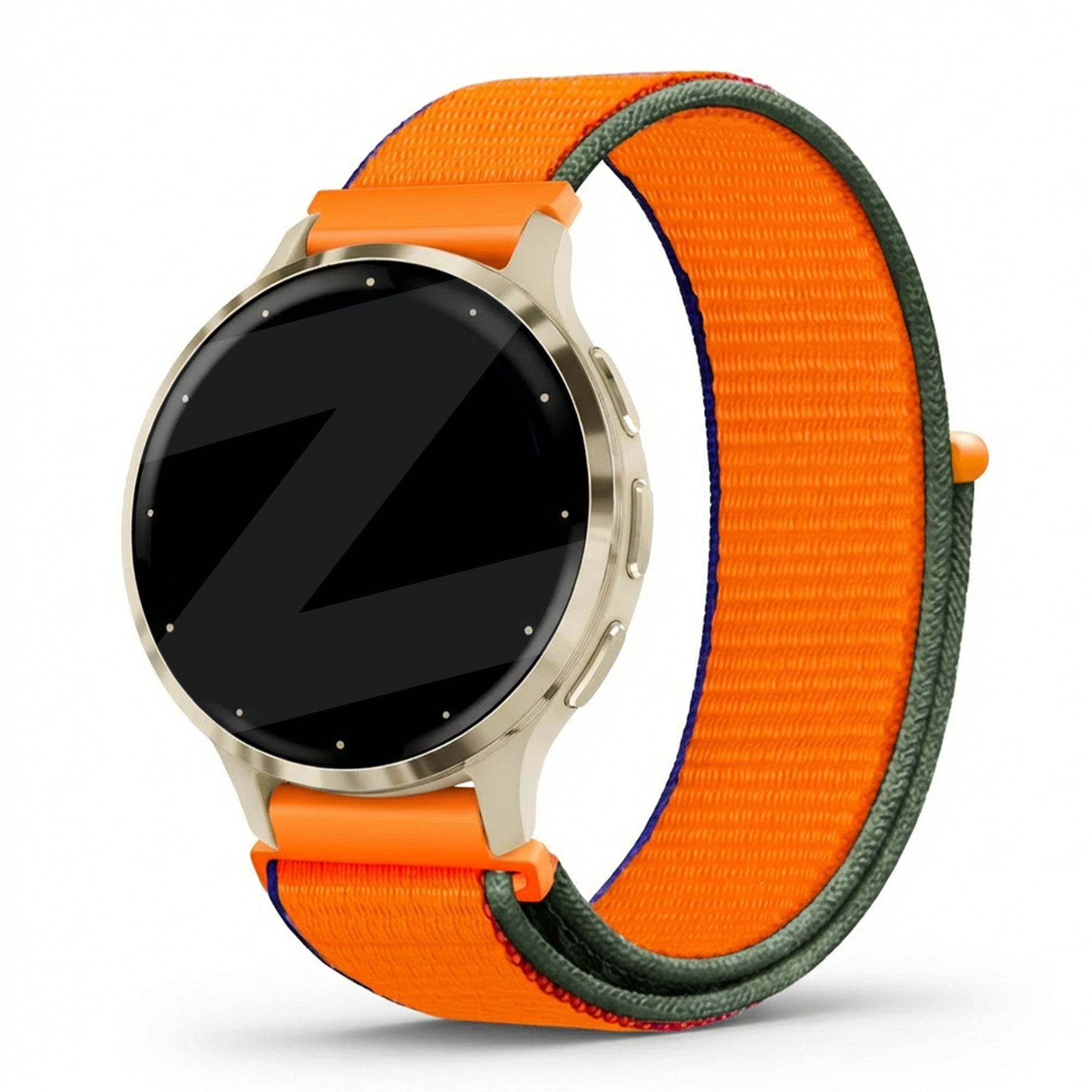 Bandz Garmin Venu 3s Nylon Loop Armband (Kumquat)