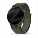 Bandz Garmin Vivoactive 5 Nylon Loop Armband (Olivgrün)