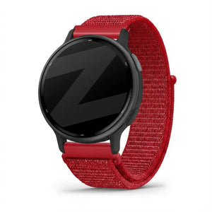 Bandz Garmin Vivoactive 5 Nylon Loop Armband (Rot)