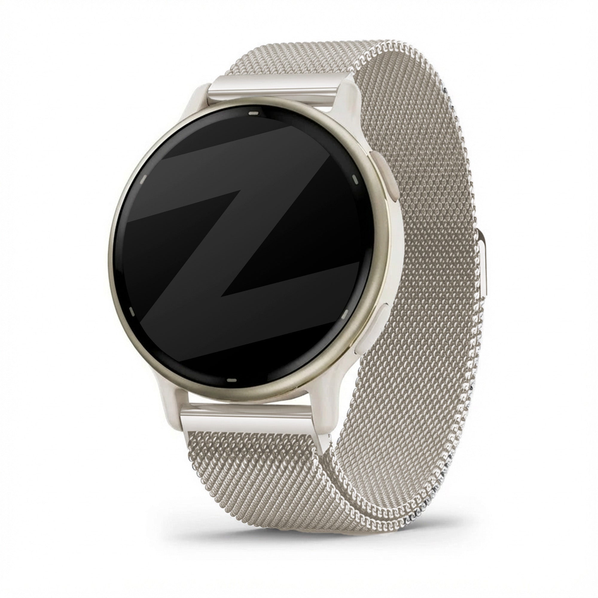 Bandz Garmin Vivoactive 5 Milanese Loop Armband (Polarstern)