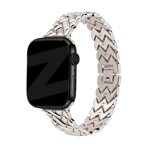 Bandz Apple Watch Metallarmband 'V-Type' (Polarstern)