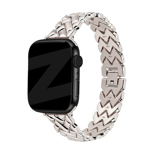 Bandz Apple Watch Metallarmband 'V-Type' (Polarstern)