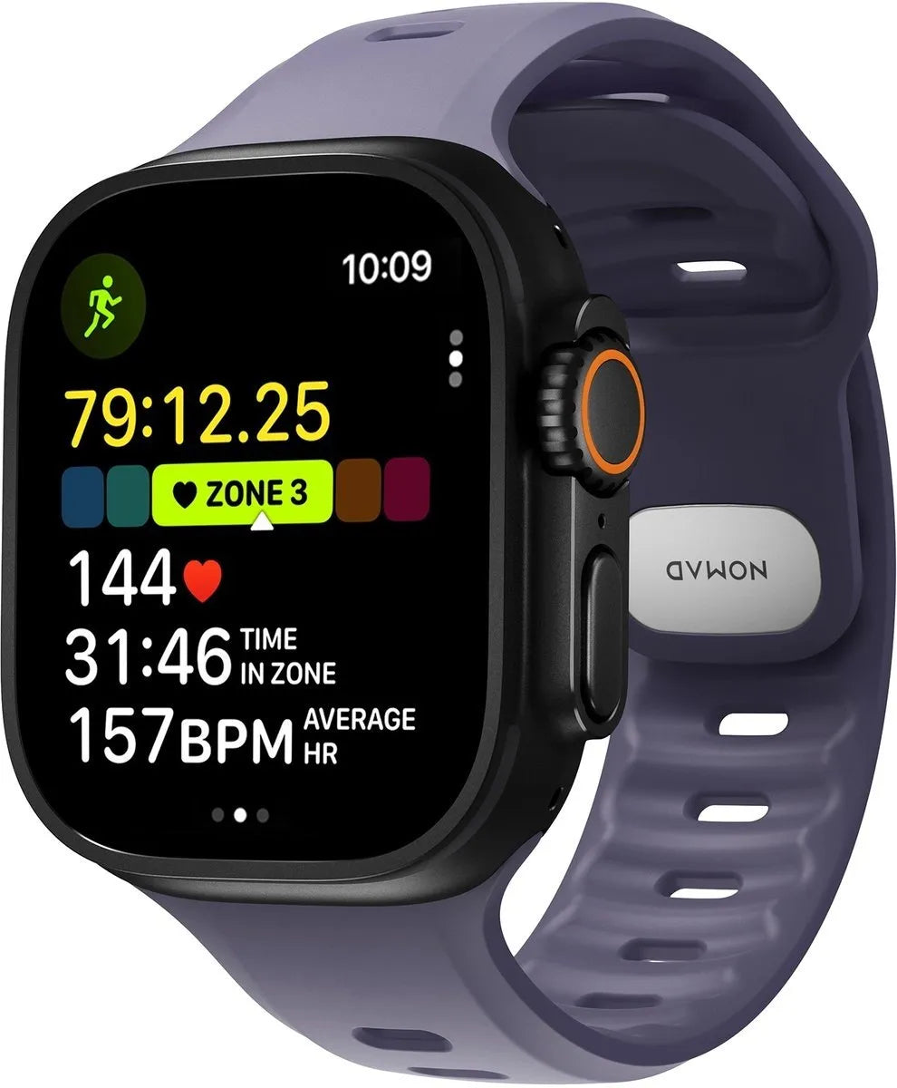 Nomad Apple Watch Silikon Tempo Armband (Lila)
