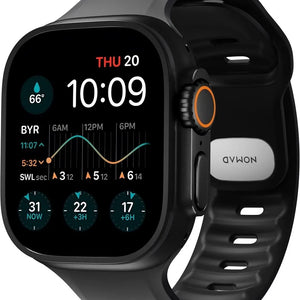 Nomad Apple Watch Silikon Tempo Armband (Schwarz)