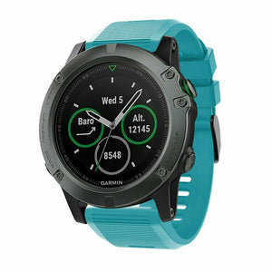 Garmin Descent MK2(i) Silicone Strap (Light Blue)