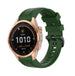 Garmin Fenix 7s Silikonarmband (ArmeeGrün)