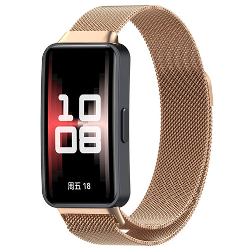 Huawei Band 10 Milanese-Armband (Rosé Gold)