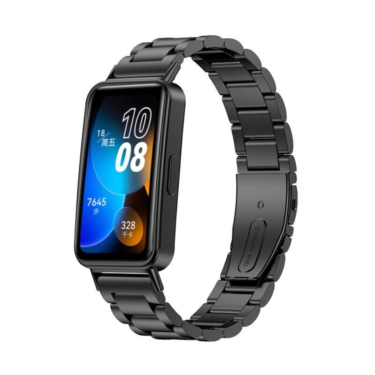 Huawei Band 10 Stahlarmband (Schwarz)